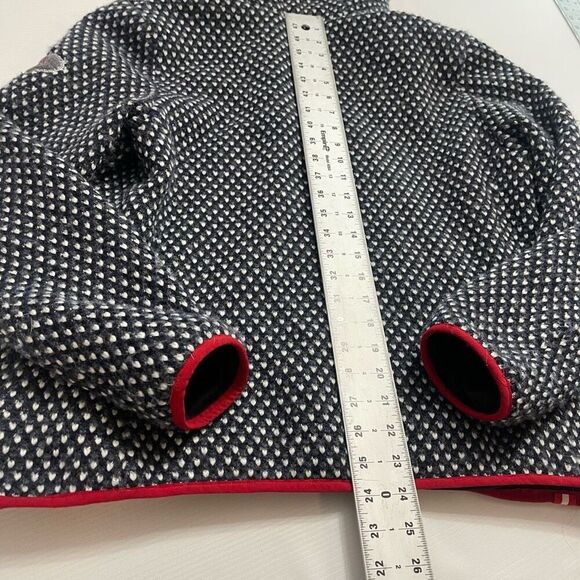 Almgwand Navy Blue Black White Wool Jacket Size 20 Fits Small - Picture 10 of 11